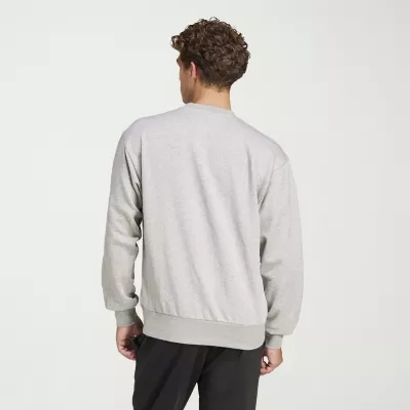 adidas Feel Cozy Mens Crew Neck Long Sleeve Sweatshirt