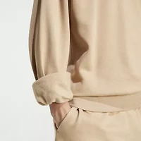 adidas Feel Cozy Mens Crew Neck Long Sleeve Sweatshirt