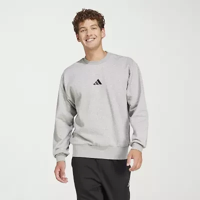 adidas Feel Cozy Mens Crew Neck Long Sleeve Sweatshirt