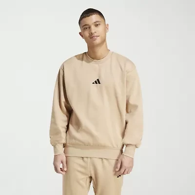 adidas Feel Cozy Mens Crew Neck Long Sleeve Sweatshirt