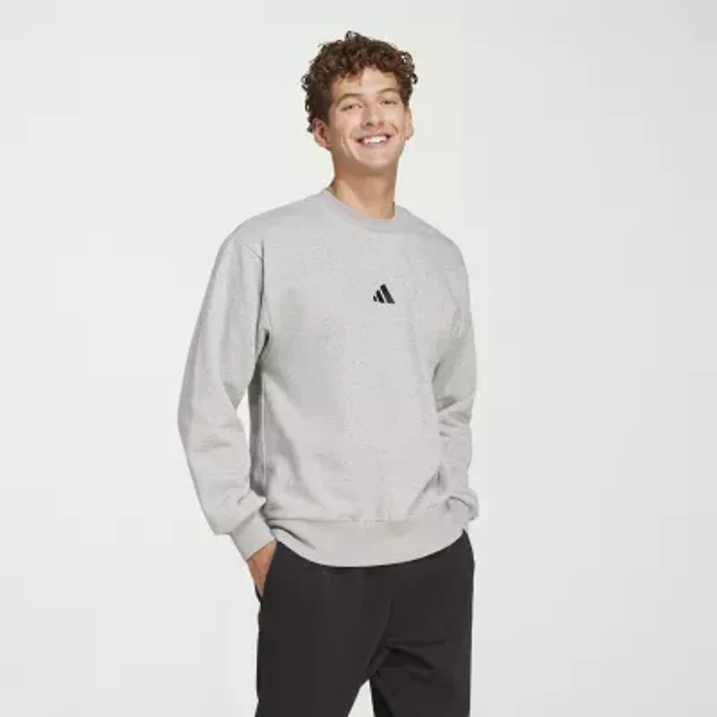 adidas Feel Cozy Mens Crew Neck Long Sleeve Sweatshirt