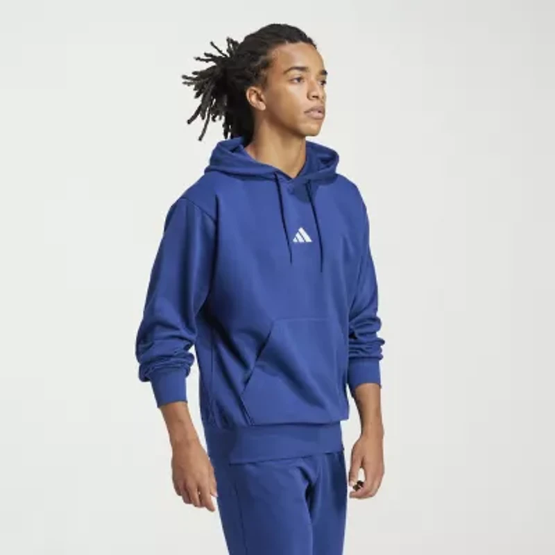 adidas Feel Cozy Mens Long Sleeve Fleece Active Hoodie