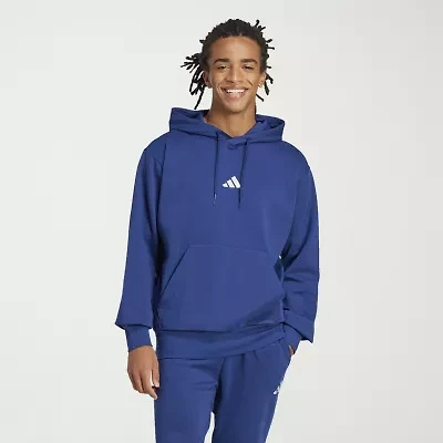 adidas Feel Cozy Mens Long Sleeve Fleece Active Big and Tall Hoodie