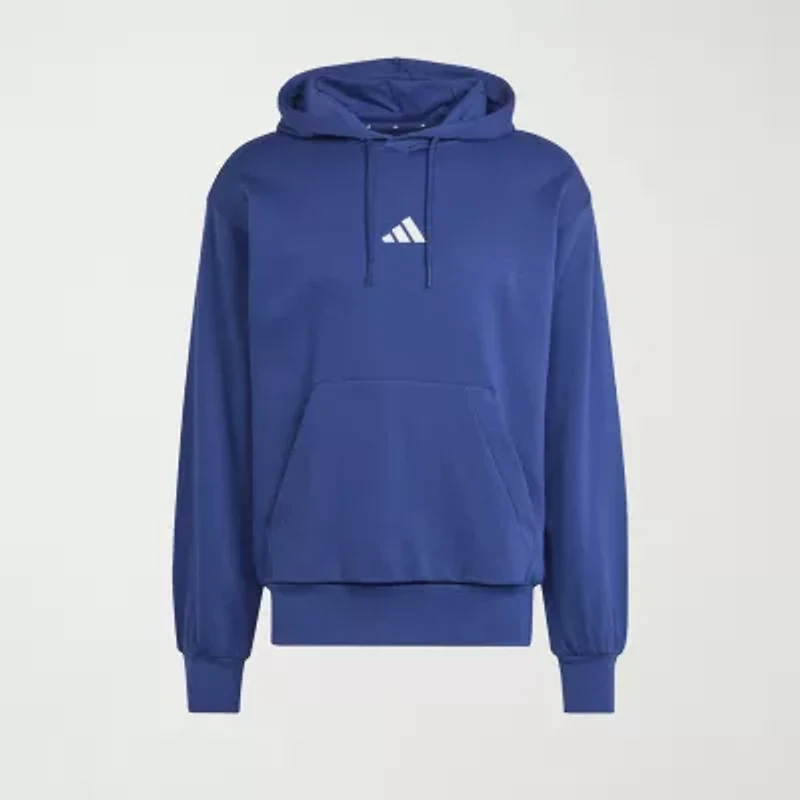 adidas Feel Cozy Mens Long Sleeve Fleece Active Big and Tall Hoodie