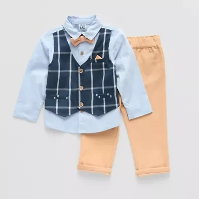 Little Lad Baby Boys 3-pc. Pant Set
