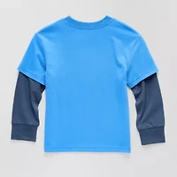 Okie Dokie Boys Crew Neck Graphic T-Shirt