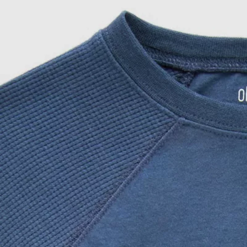 Okie Dokie Toddler Boys Sensory Friendly Round Neck Long Sleeve Adaptive Regular Fit Graphic T-Shirt