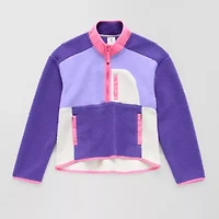 Xersion Little & Big Kid Girls Mock Neck Long Sleeve Active Quarter-Zip Pullover