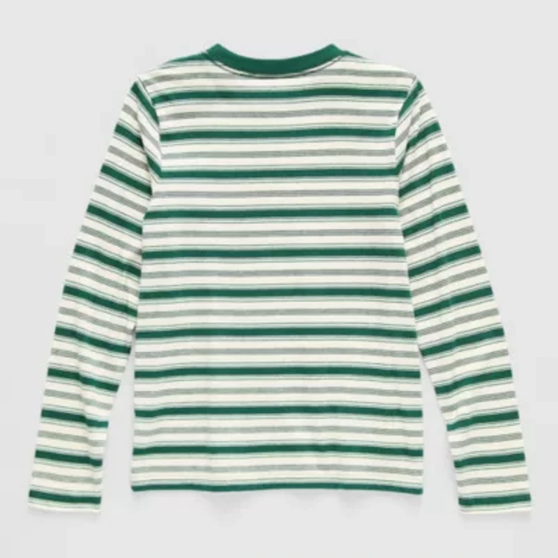 Thereabouts Little & Big Kid Boys Crew Neck Long Sleeve T-Shirt