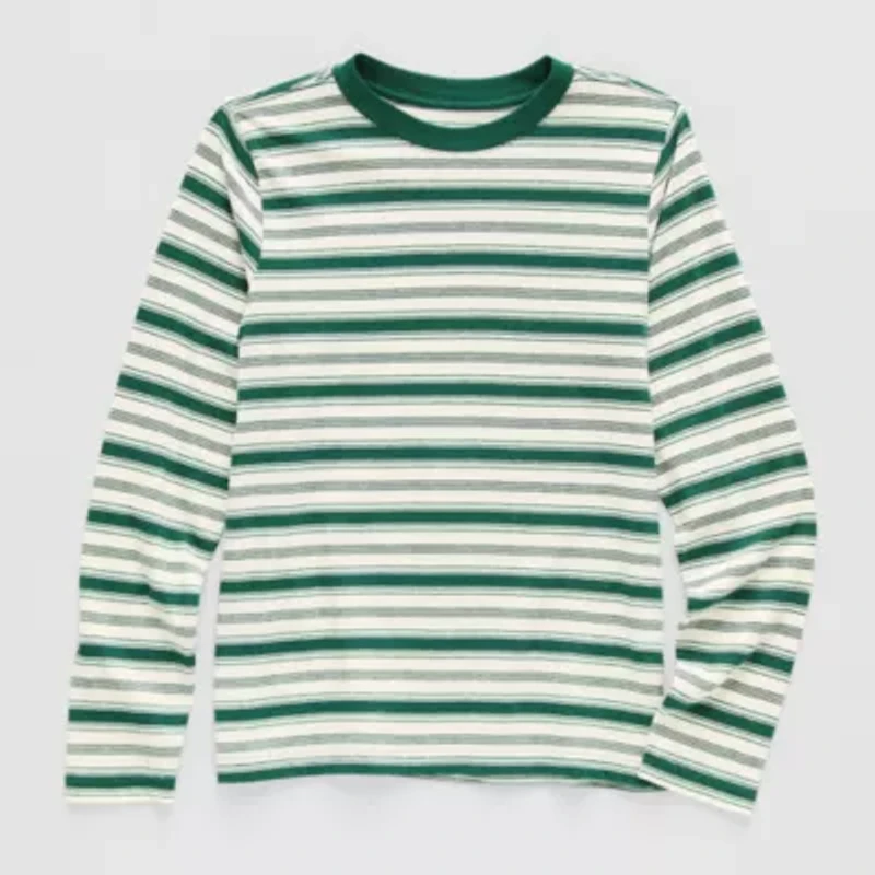 Thereabouts Little & Big Kid Boys Crew Neck Long Sleeve T-Shirt