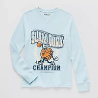 Thereabouts Little & Big Kid Boys Crew Neck Long Sleeve Regular Fit Thermal Top