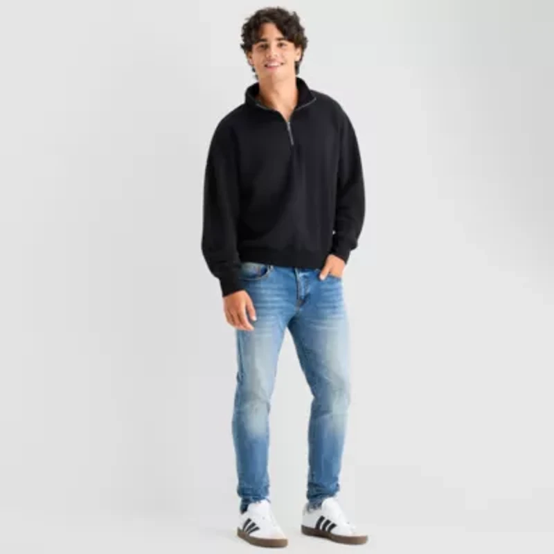 Arizona Mens Long Sleeve Mock Neck Top