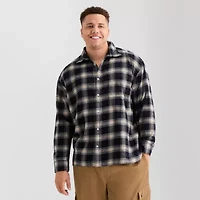Arizona Mens Long Sleeve Boxy Fit Flannel Shirt