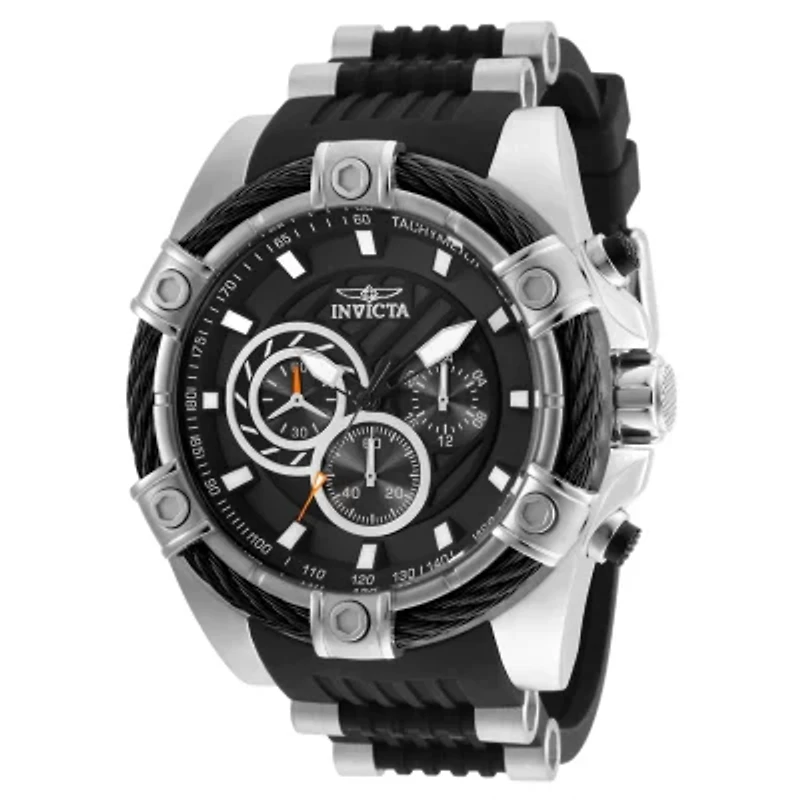 Invicta Bolt Mens Chronograph Black Bracelet Watch 25523