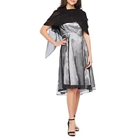 J Taylor Womens Multi Way Shawl Cover-Up