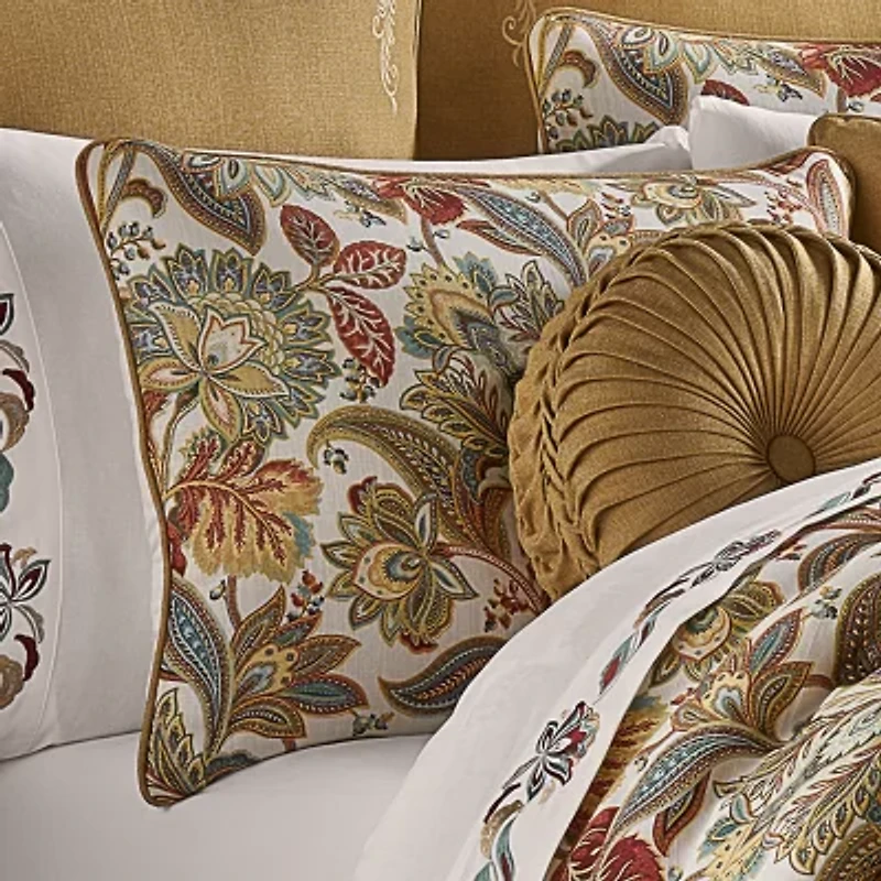 Five Queens Court August 4-pc. Floral Comforter Set