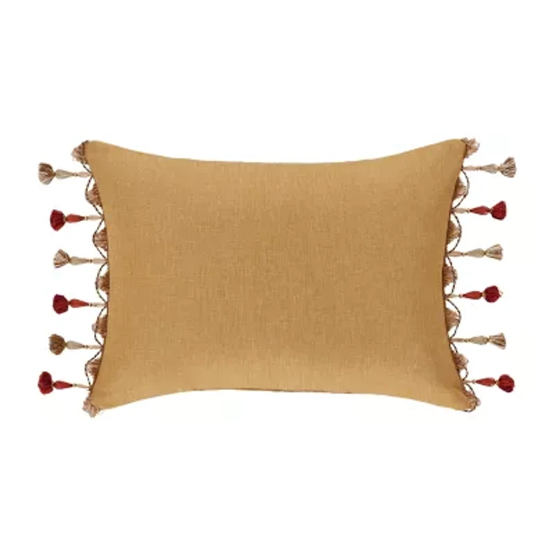 Five Queens Court August Rectangular Throw Pillow