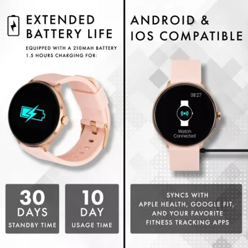 Itouch Sport Womens Multi-Function Pink Smart Watch 42003r-18-0aa