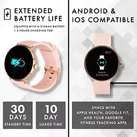 Itouch Sport Womens Multi-Function Pink Smart Watch 42003r-18-0aa