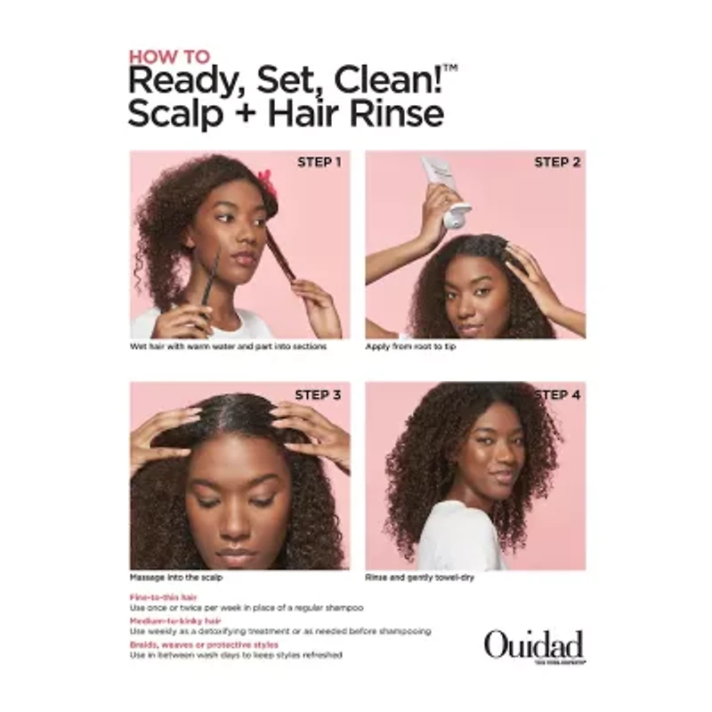 Ouidad Pre Shine Rinse Hair Treatment 9 oz.