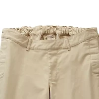 St. John's Bay Seated Chino Mens Adaptive Adjustable Features Easy-on + Easy-off Regular Fit Flat Front Pant