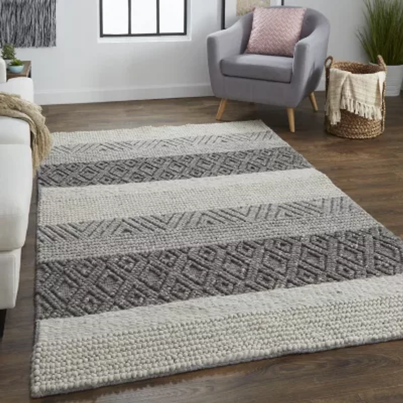 Weave And Wander Genet Solid Flatweave Indoor Rectangle Accent Rugs