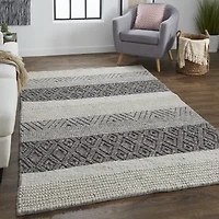 Weave And Wander Genet Solid Flatweave Indoor Rectangle Accent Rugs