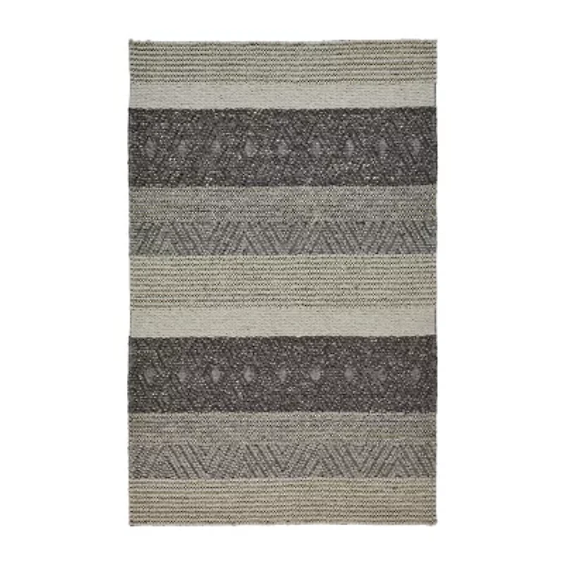 Weave And Wander Genet Solid Flatweave Indoor Rectangle Accent Rugs