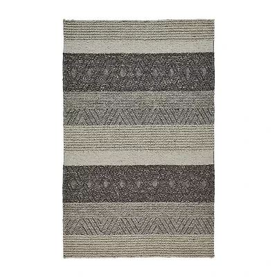 Weave And Wander Genet Solid Flatweave Indoor Rectangle Accent Rugs
