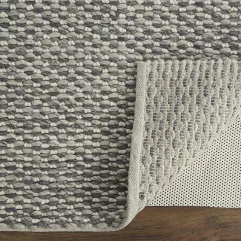 Weave And Wander Genet Solid Flatweave Indoor Rectangle Accent Rugs