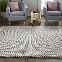 Weave And Wander Genet Solid Flatweave Indoor Rectangle Accent Rugs