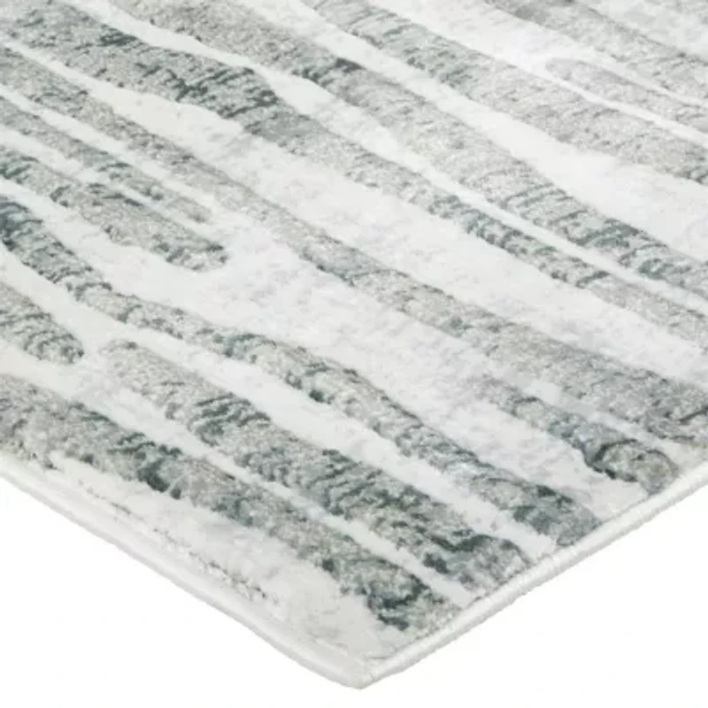 Weave And Wander Halton Stripe Machine Made Indoor Rectangle Area Rugs