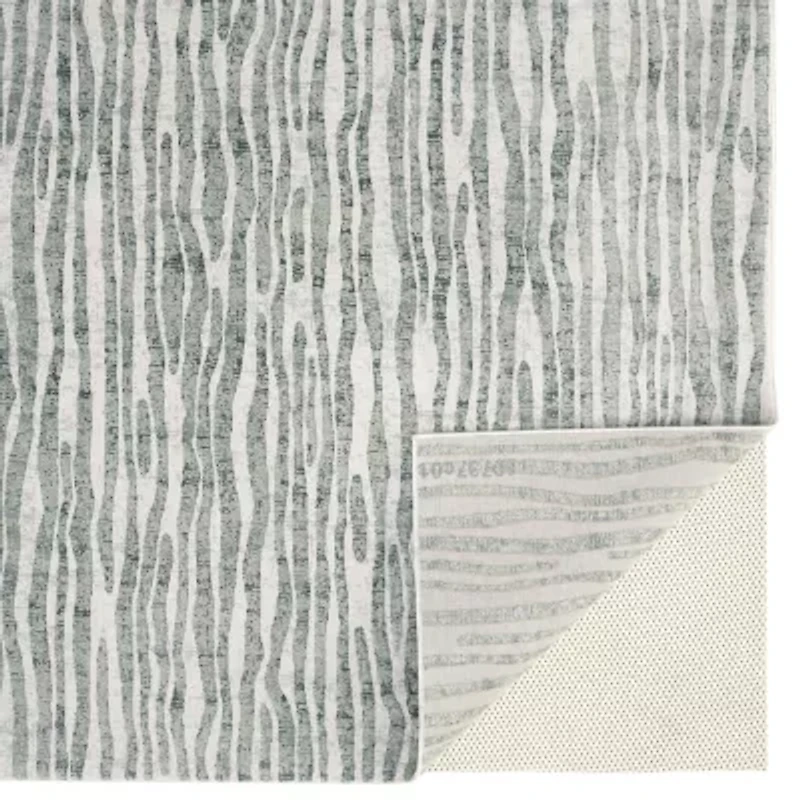 Weave And Wander Halton Stripe Machine Made Indoor Rectangle Area Rugs