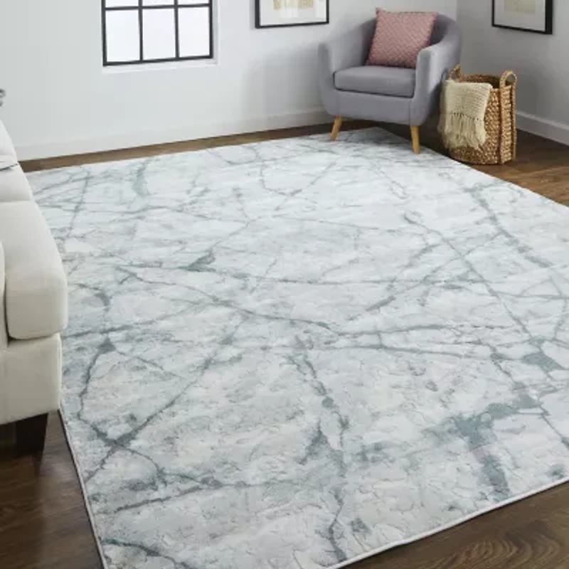 Weave And Wander Halton Abstract Machine Made Indoor Rectangle Accent Rugs