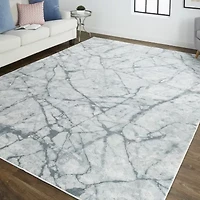 Weave And Wander Halton Abstract Machine Made Indoor Rectangle Accent Rugs