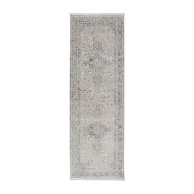 Weave And Wander Gilford Medallion Machine Made Indoor Rectangle Runners