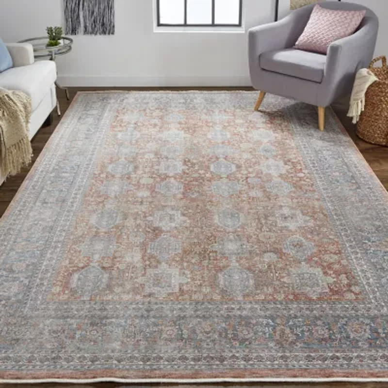 Weave And Wander Gilford Geometric Machine Made Indoor Rectangle Accent Rugs