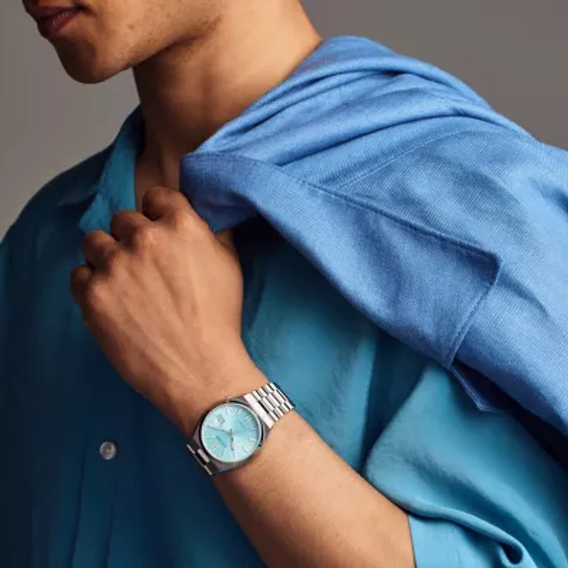 Citizen Tsuyosa Mens Automatic Silver Tone Stainless Steel Bracelet Watch Nj0151-53m