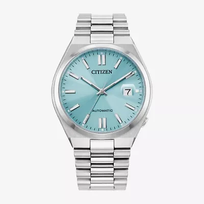Citizen Tsuyosa Mens Automatic Silver Tone Stainless Steel Bracelet Watch Nj0151-53m