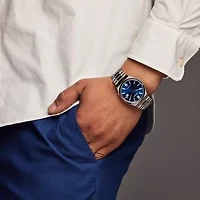 Citizen Tsuyosa Mens Automatic Silver Tone Stainless Steel Bracelet Watch Nj0150-56l