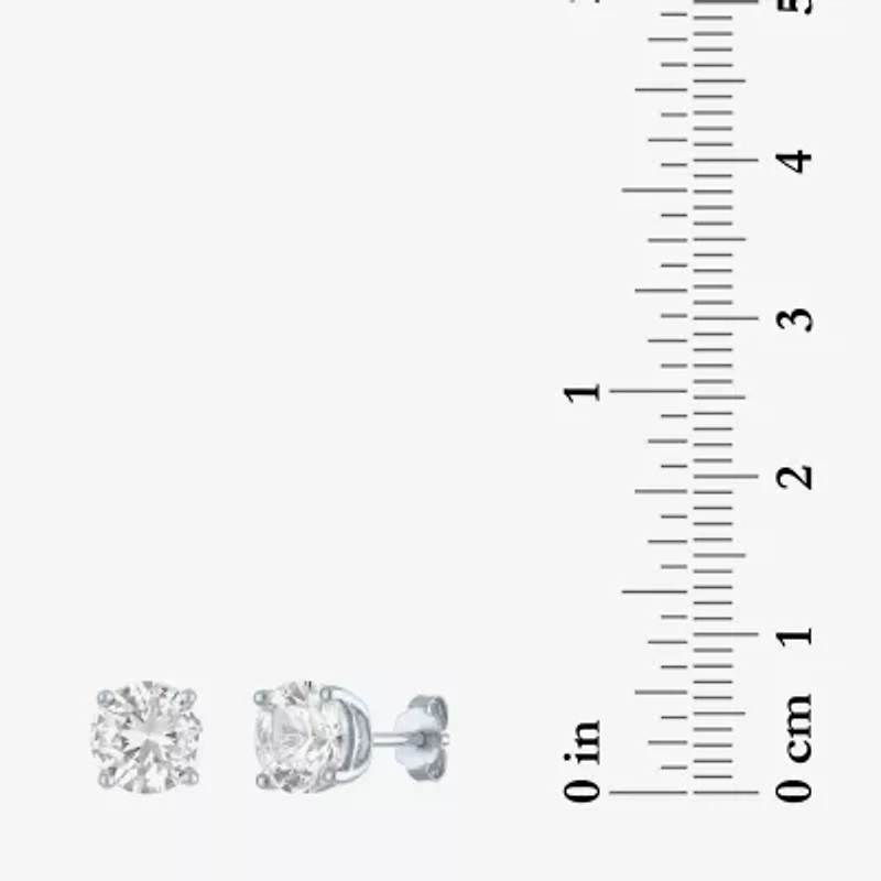 Womens Lab Created White Sapphire Sterling Silver Jewelry Set