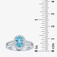 Womens Genuine Blue Topaz Sterling Silver -pc. Jewelry Set