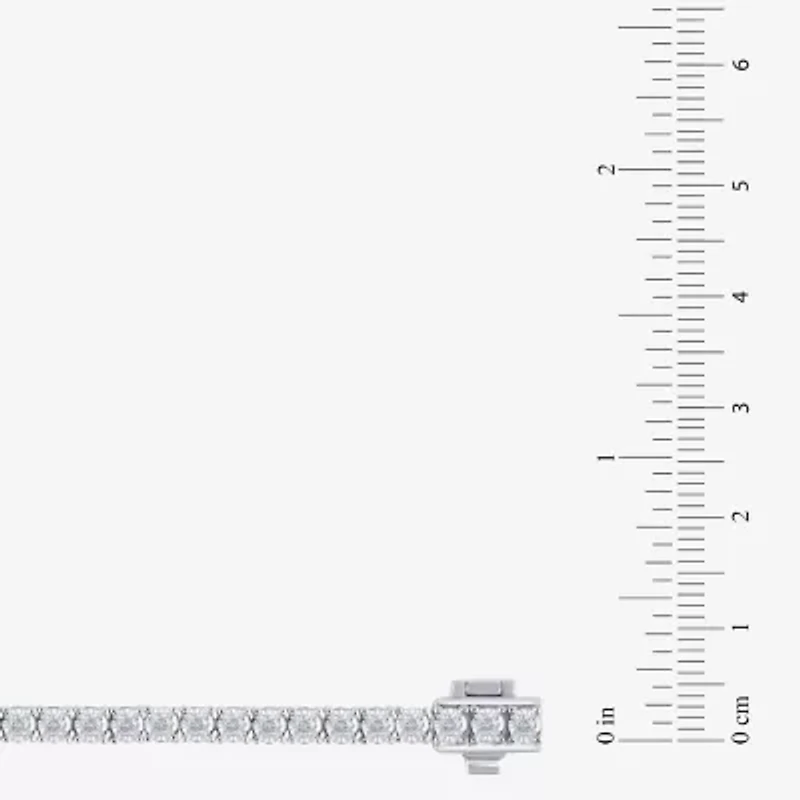 (H-I / I1) 2 CT. T.W. Lab Grown White Diamond 10K or Yellow Gold 7.25 Inch Tennis Bracelet