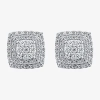 Diamond Blossom Womens 1 CT. T.W. Natural White Diamond 10K Gold 2-pc. Jewelry Set