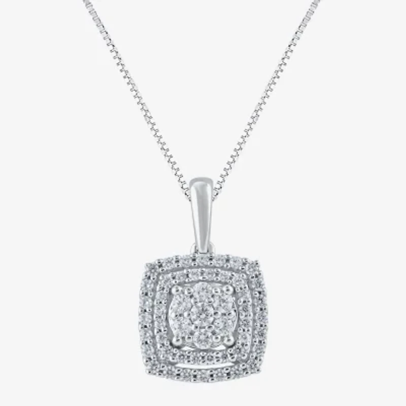 Diamond Blossom Womens 1 CT. T.W. Natural White Diamond 10K Gold 2-pc. Jewelry Set