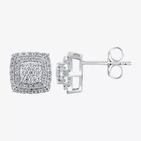 Diamond Blossom Womens 1 CT. T.W. Natural White Diamond 10K Gold 2-pc. Jewelry Set