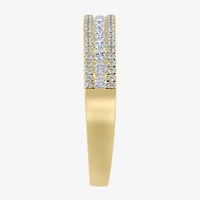 Womens 1/2 CT. T.W. Natural White Diamond 14K Gold Anniversary Wedding Band