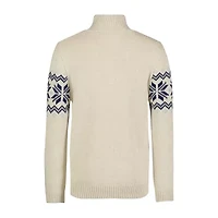 IZOD Little & Big Kid Boys High Neck Long Sleeve Pullover Sweater