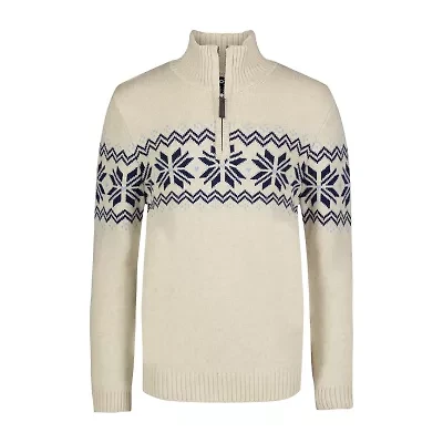 IZOD Little & Big Kid Boys High Neck Long Sleeve Pullover Sweater
