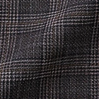 Haggar JMH Tailored Slub Glen Plaid Mens Stretch Fabric Modern Fit Sport Coat
